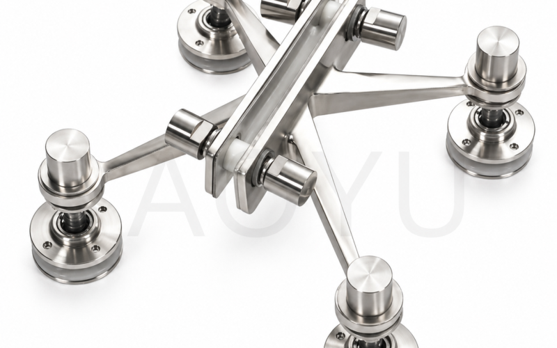 Adjustable Spider Fitting Stainless Steel 316 for Glass Facade and Curtain Wall