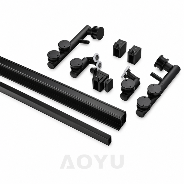 Folding Shower Door Hardware Stainless Steel Frameless Shower Glass Door Hardware Kit