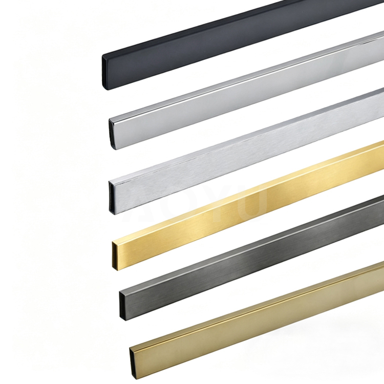 Square Stainless Steel Shower Door Sliding Track 10x30mm for Frameless Shower Glass Door System