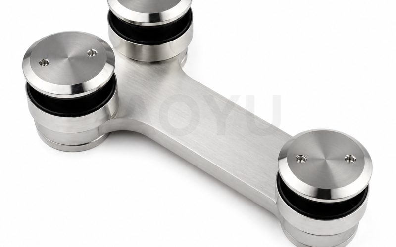 Glass Panel Connector Stainless Steel Swivel Glass Fitting for Frameless Glass System