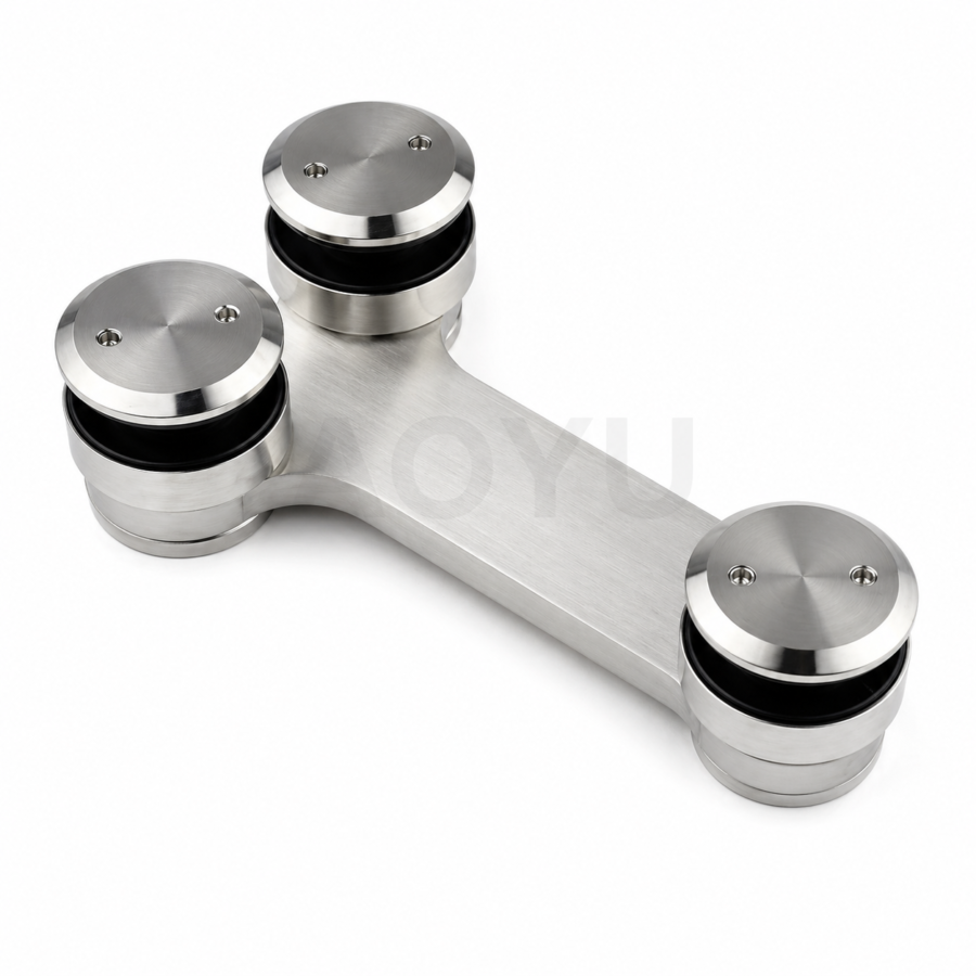 Glass Panel Connector Stainless Steel Swivel Glass Fitting for Frameless Glass System