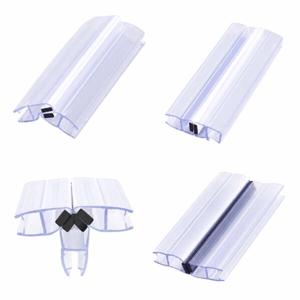 Magnetic Shower Door Seal Strip PVC, designed for shower doors