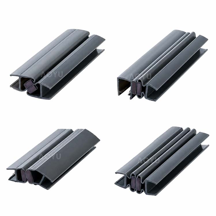 Glass Door Magnetic Seal Strip Shower Door Seal for Frameless Shower Enclosure