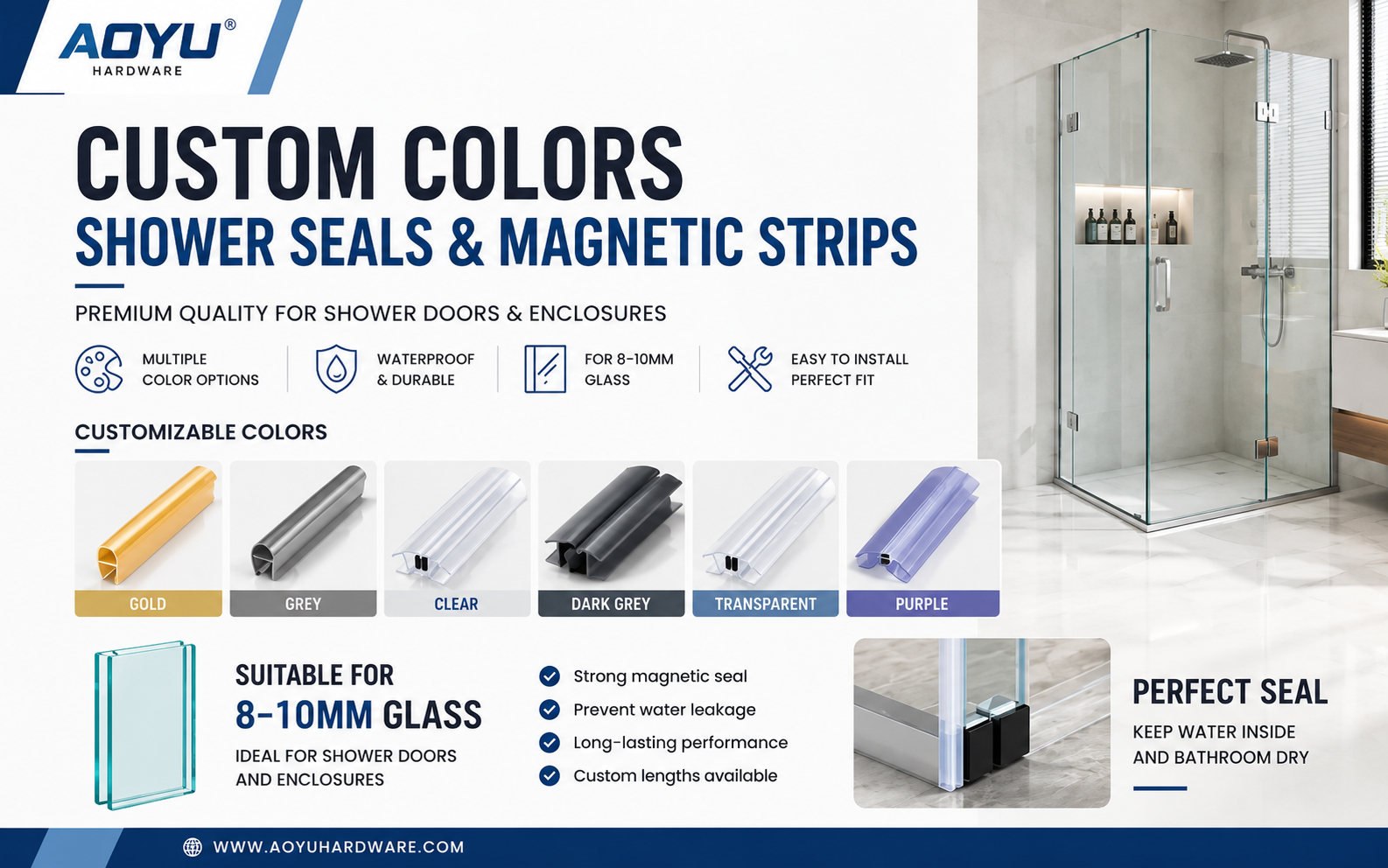 Glass Door Seal Strip