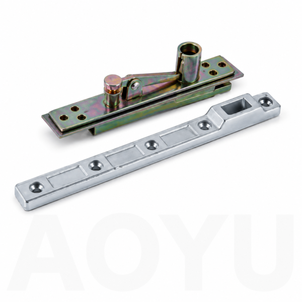 Floor Spring Pivot Hinge Accessory Set with Top Pivot and Bottom Arm