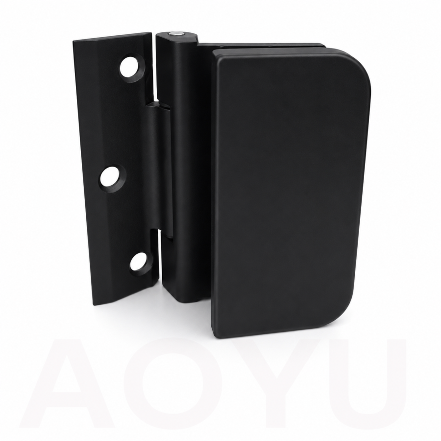 Aluminum Glass Door Hinge for Single-Action Swing Doors
