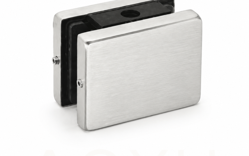 Square Stainless Steel Fixed Glass Patch Fitting