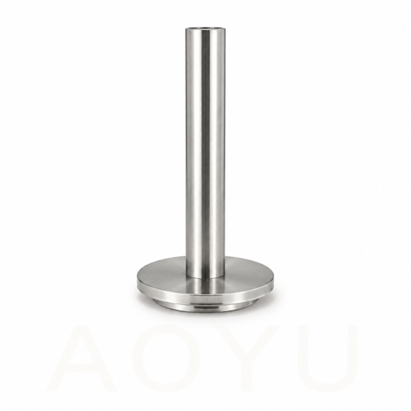Stainless Steel Post-Mounted Handrail Support Bracket