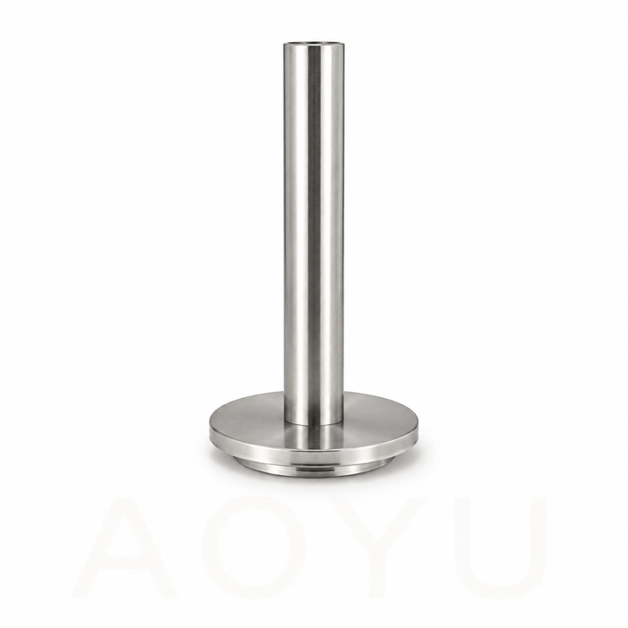 Stainless Steel Post-Mounted Handrail Support Bracket