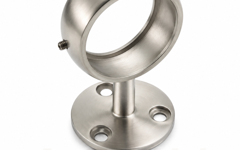 Through-Pipe Handrail Support Bracket