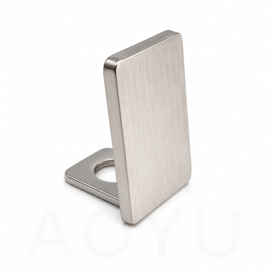 U-Channel End Cap for Shower Enclosures and Glass Partitions