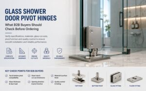 Glass Shower Door Pivot Hinges: What B2B Buyers Should Check Before Ordering