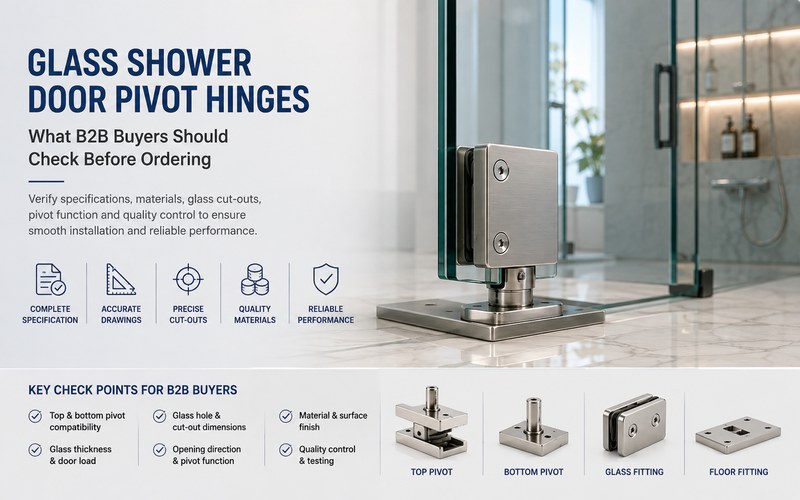 Glass Shower Door Pivot Hinges: What B2B Buyers Should Check Before Ordering