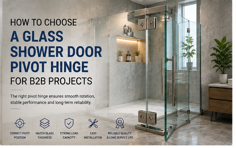 How to Choose a Glass Shower Door Pivot Hinge for B2B Projects