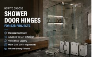 How to Choose Shower Door Hinges for B2B Projects: Stainless Steel, Adjustment & Load Capacity