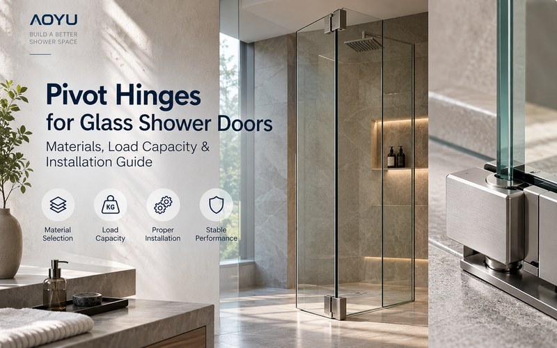 Pivot Hinges for Glass Shower Doors: Materials, Load Capacity & Installation Guide