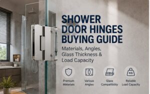 Shower Door Hinges Buying Guide: Materials, Angles, Glass Thickness & Load Capacity