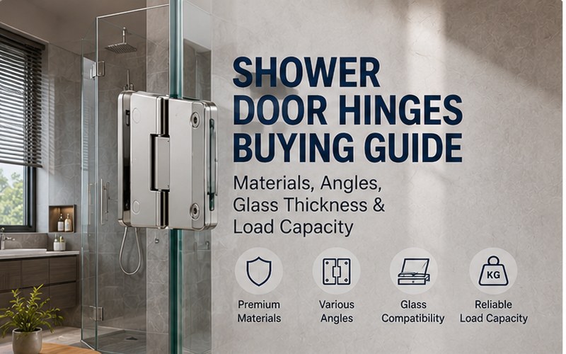 Shower Door Hinges Buying Guide: Materials, Angles, Glass Thickness & Load Capacity
