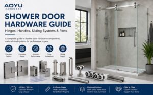 Shower Door Hardware Guide: Hinges, Handles, Sliding Systems & Parts