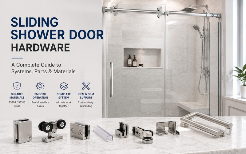 Sliding Shower Door Hardware: A Complete Guide to Systems, Parts & Materials