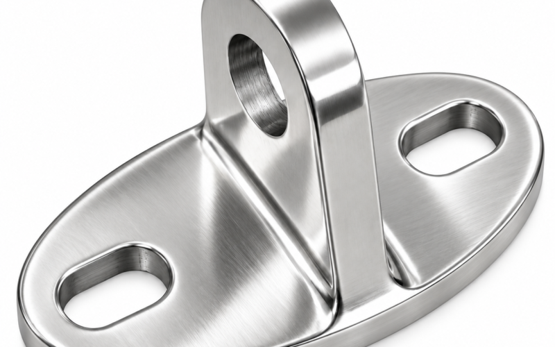 AISI 304 Glass Canopy Wall Mount for Tension Rod