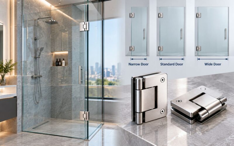 How Does Door Width Affect Shower Door Hinge Load Capacity?