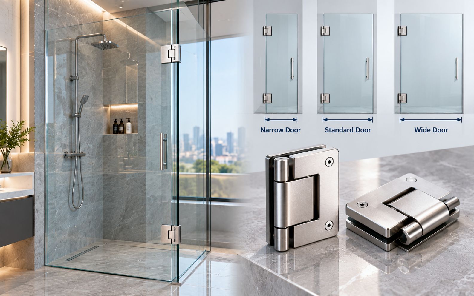 How Does Door Width Affect Shower Door Hinge Load Capacity?