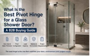 What Is the Best Pivot Hinge for a Glass Shower Door? A B2B Buying Guide