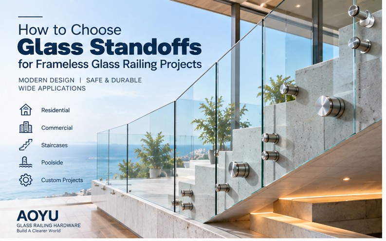 How to Choose Glass Standoffs for Frameless Glass Railing Projects