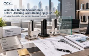 What Should B2B Buyers Check Before Ordering Glass Railing Spigots?