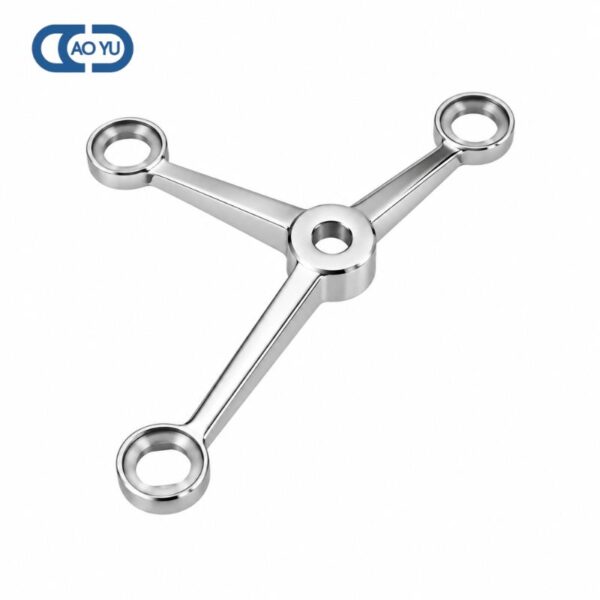 AISI 304 Y-Type Three Arm Spider Fitting 200mm for Glass Facades
