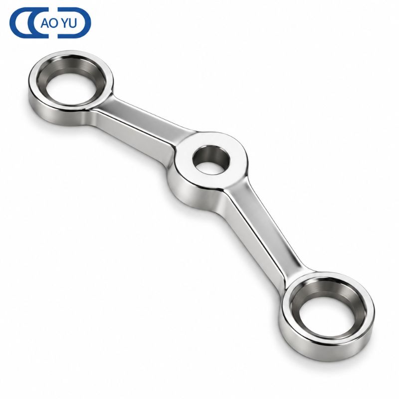 AISI 304 180 Degree Two Arm Spider Fitting 200mm for Glass Facades