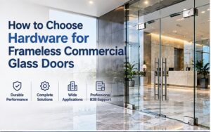 How to Choose Hardware for Frameless Commercial Glass Doors