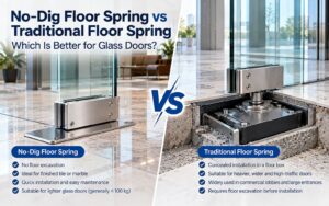No-Dig Floor Spring vs Traditional Floor Spring: Which Is Better for Glass Doors?